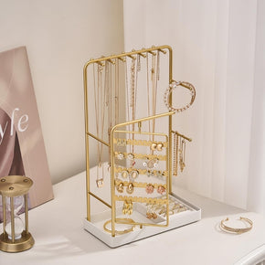 360° Rotating Jewelry Organizer Display Stand