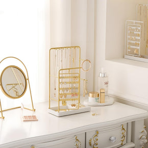 360° Rotating Jewelry Organizer Display Stand