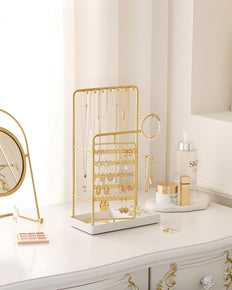 360° Rotating Jewelry Organizer Display Stand