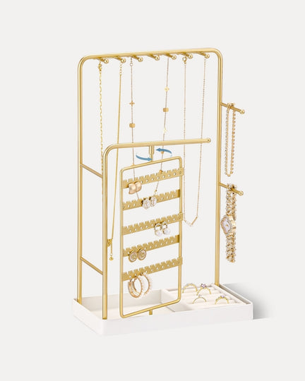 360° Rotating Jewelry Organizer Display Stand