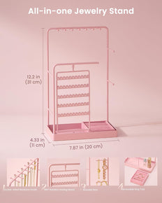 360° Rotating Jewelry Organizer Display Stand