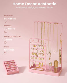 360° Rotating Jewelry Organizer Display Stand