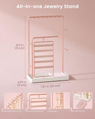 360° Rotating Jewelry Organizer Display Stand