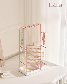 360° Rotating Jewelry Organizer Display Stand