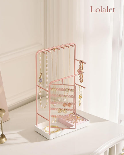 360° Rotating Jewelry Organizer Display Stand