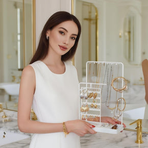 360° Rotating Jewelry Organizer Display Stand