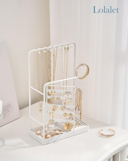 360° Rotating Jewelry Organizer Display Stand