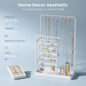 360° Rotating Jewelry Organizer Display Stand