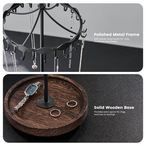 Rotating Necklace Holder Stand