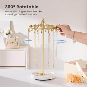Rotating Necklace Holder Stand