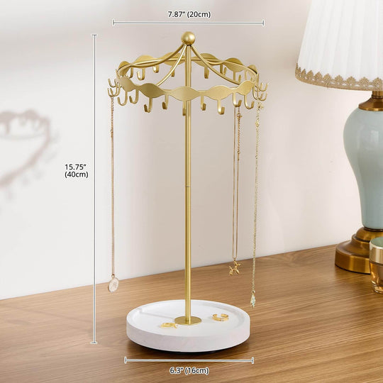 Rotating Necklace Holder Stand