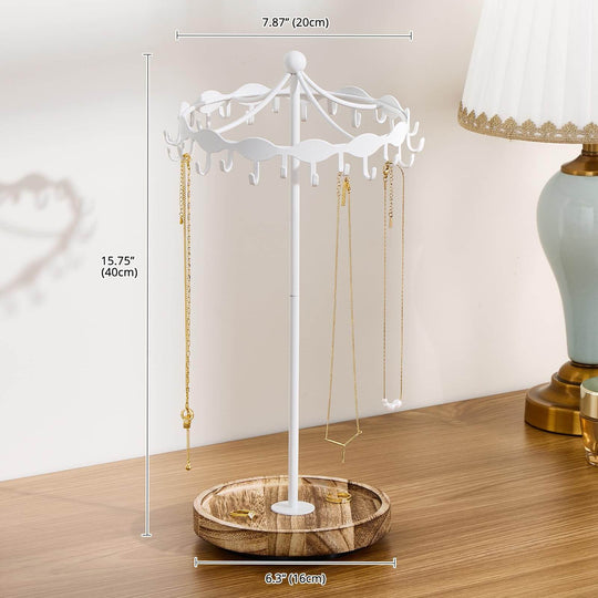 Rotating Necklace Holder Stand