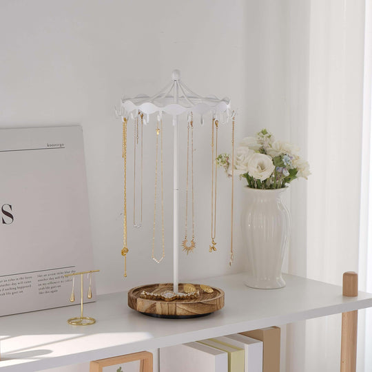 Rotating Necklace Holder Stand