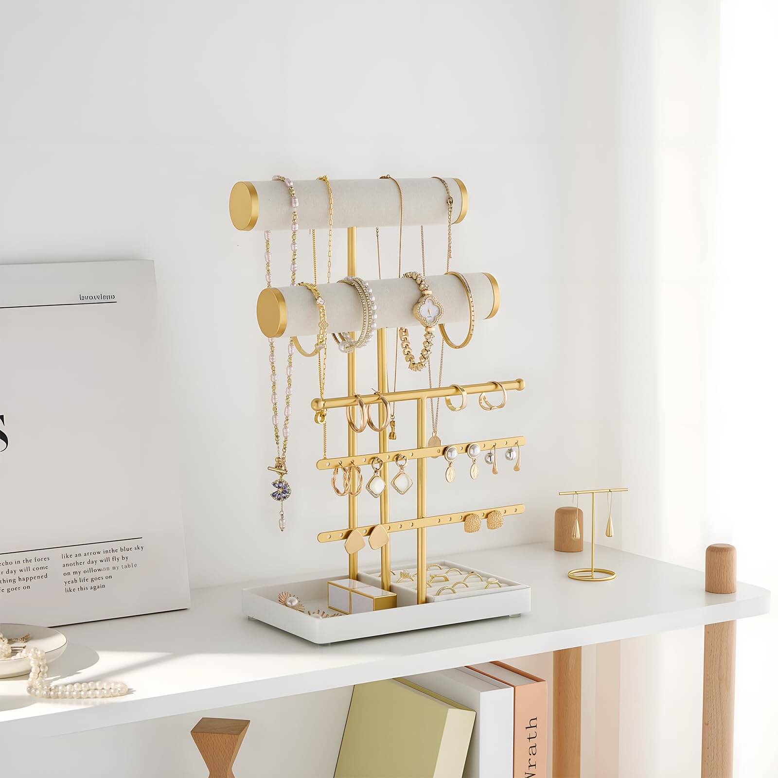 5 Tiers Jewelry Organizer and Storage Rack