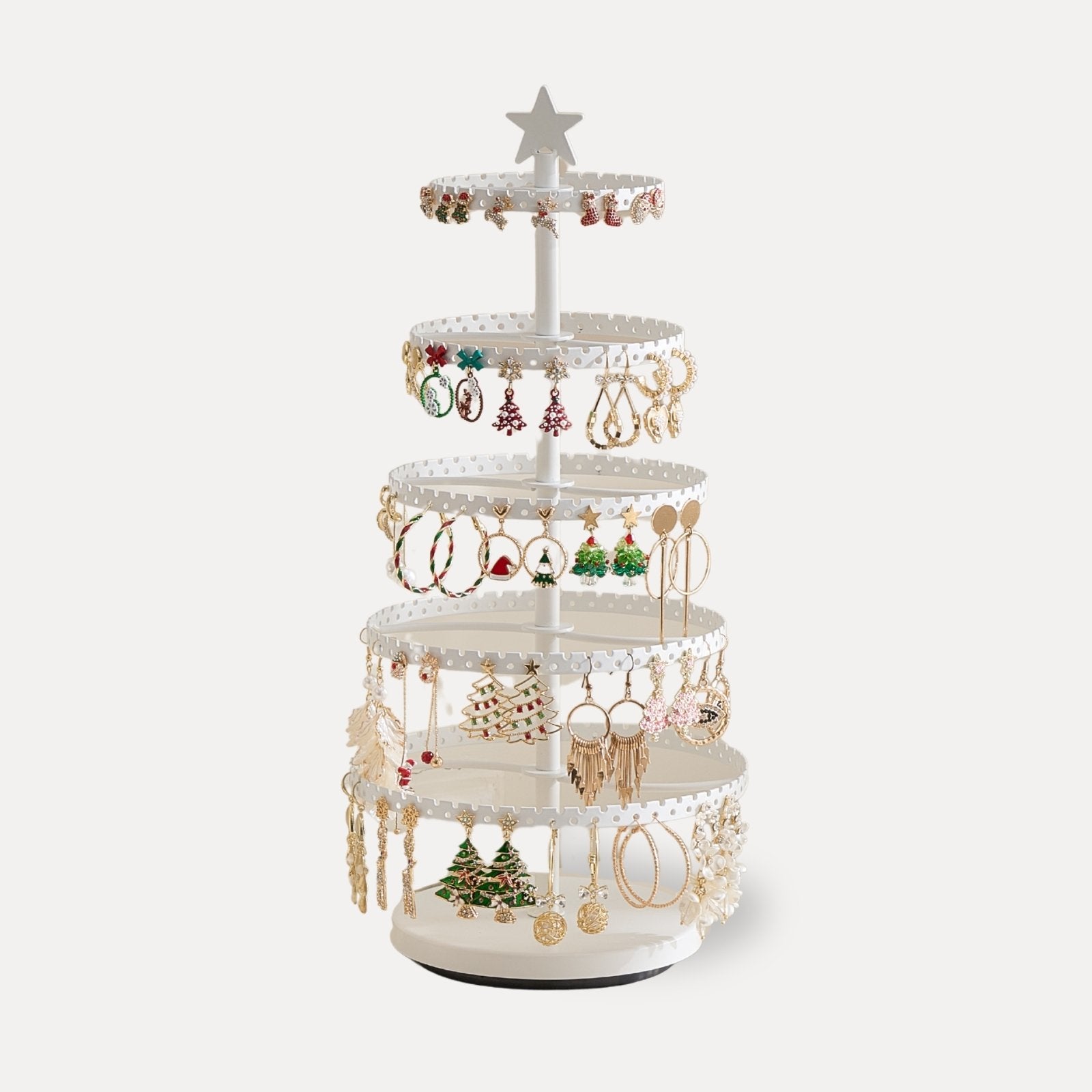 Tree-shaped Rotating Jewelry Display Stand