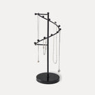 Helix-shaped Metal Jewelry Organizer Display Stand