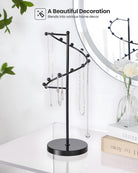 Helix-shaped Metal Jewelry Organizer Display Stand