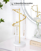 Helix-shaped Metal Jewelry Organizer Display Stand