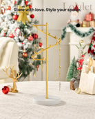 Helix-shaped Metal Jewelry Organizer Display Stand