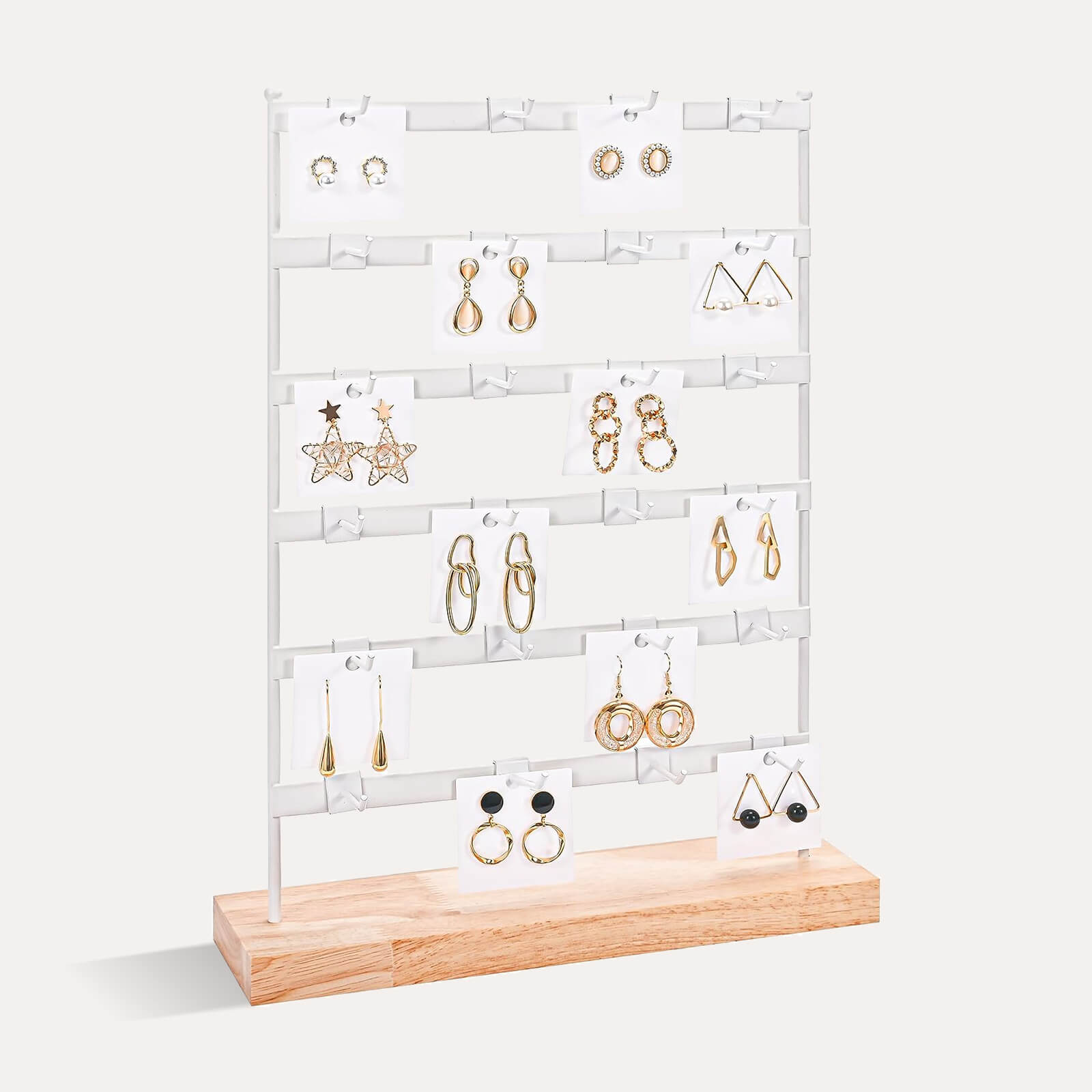 Earring Display Stand for Selling with 24 Hooks