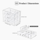 Clear Sunglasses Organizer with Drawer