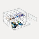 Clear Sunglasses Organizer with Drawer