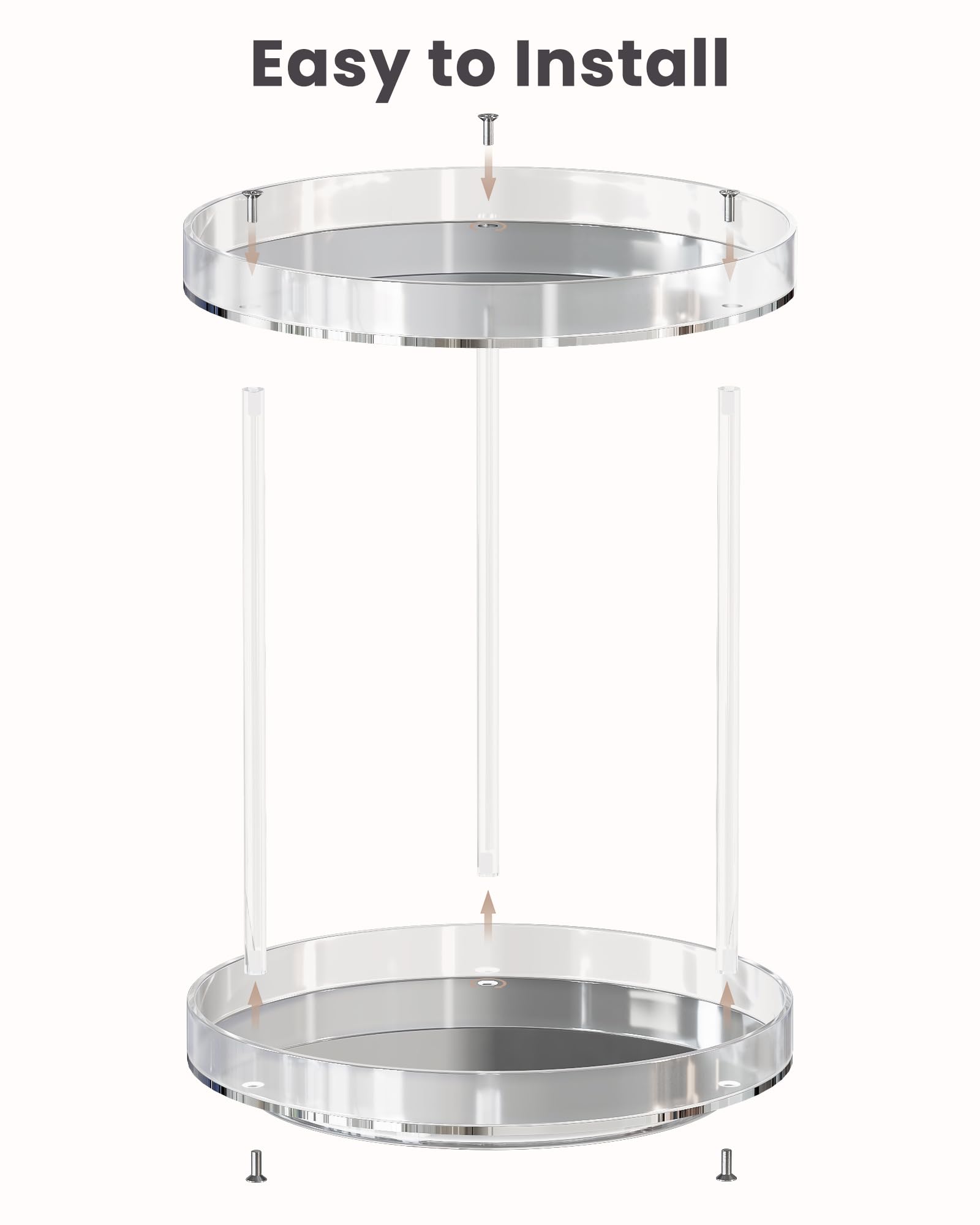 360 Degree Rotating Makeup Organizer