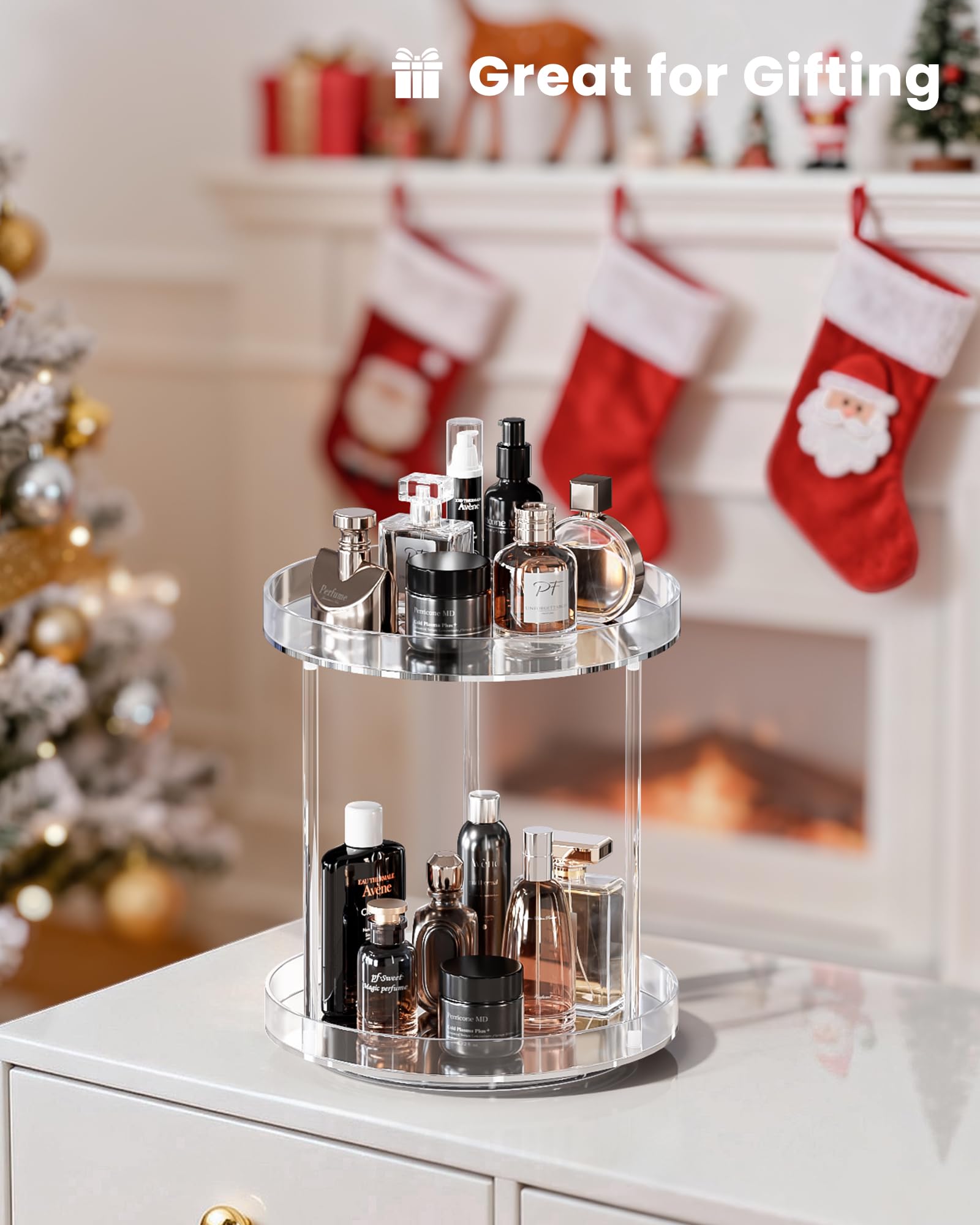 360 Degree Rotating Makeup Organizer