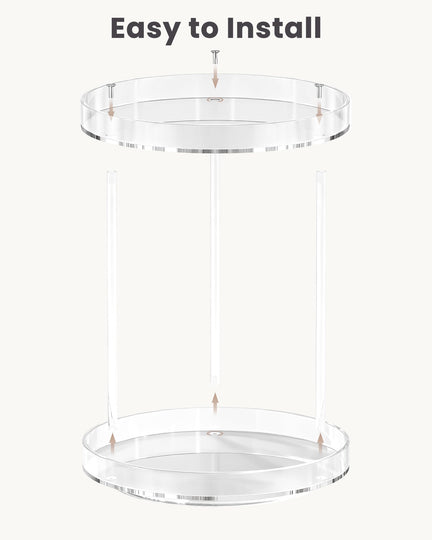 360 Degree Rotating Makeup Organizer