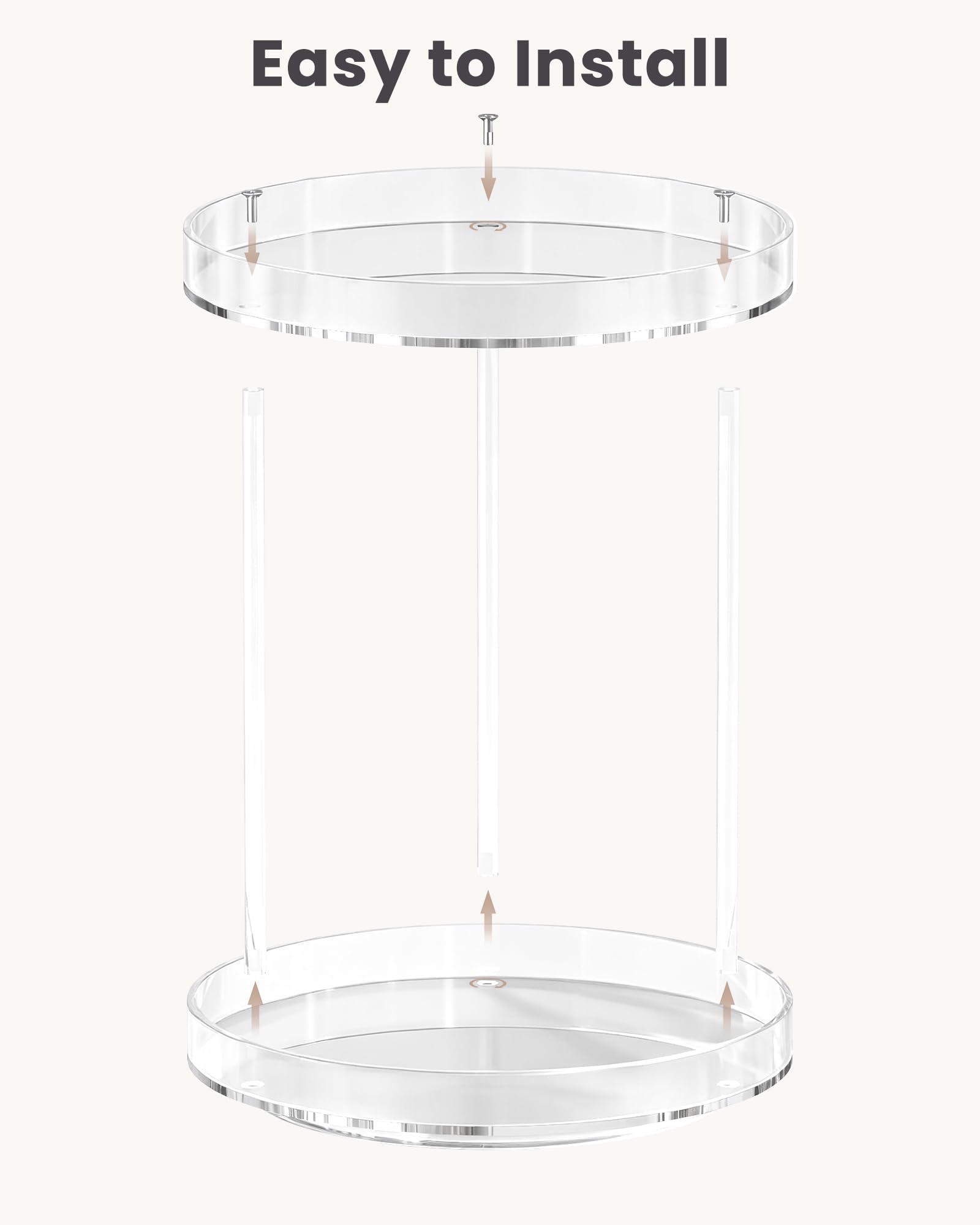 360 Degree Rotating Makeup Organizer