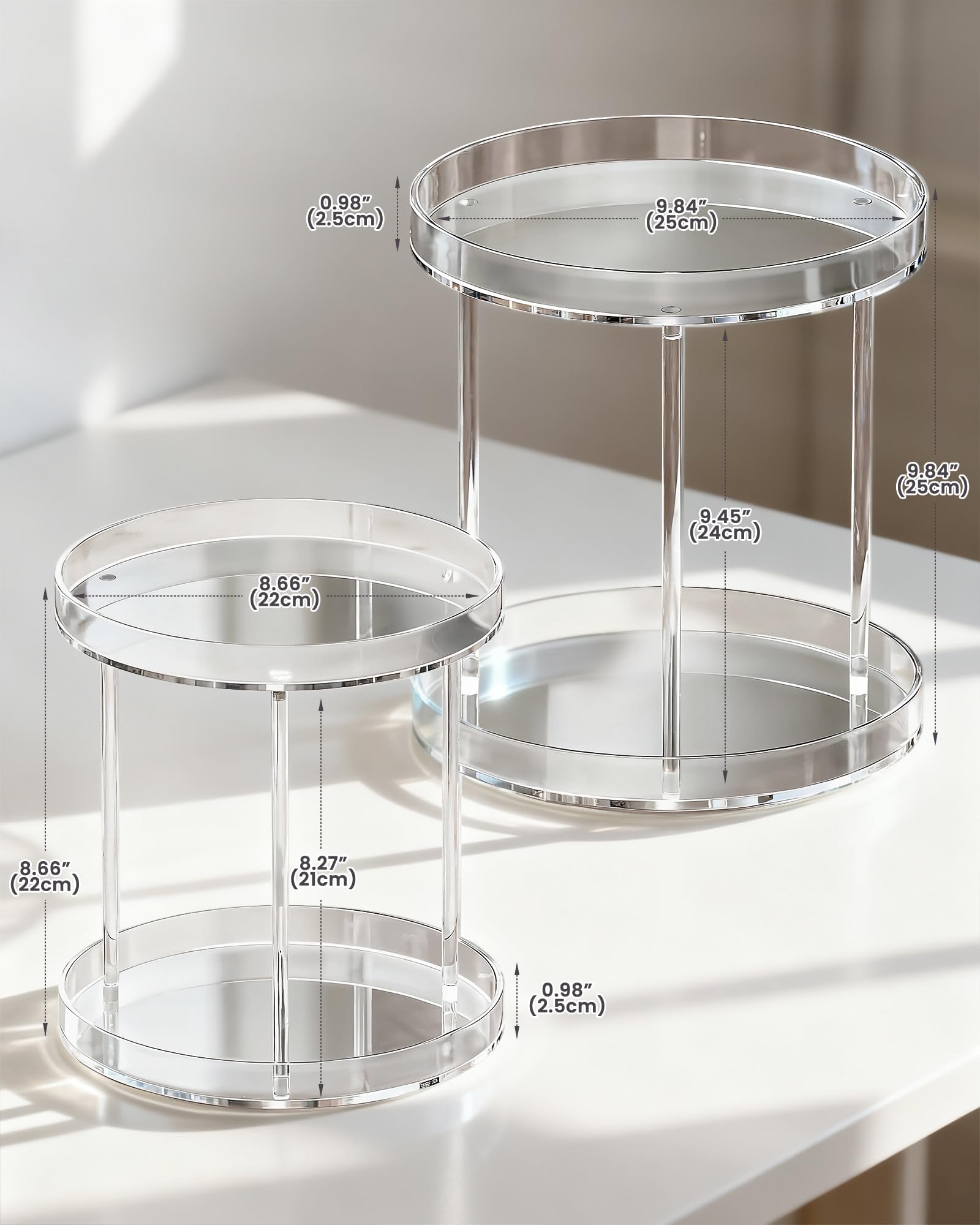 360 Degree Rotating Makeup Organizer