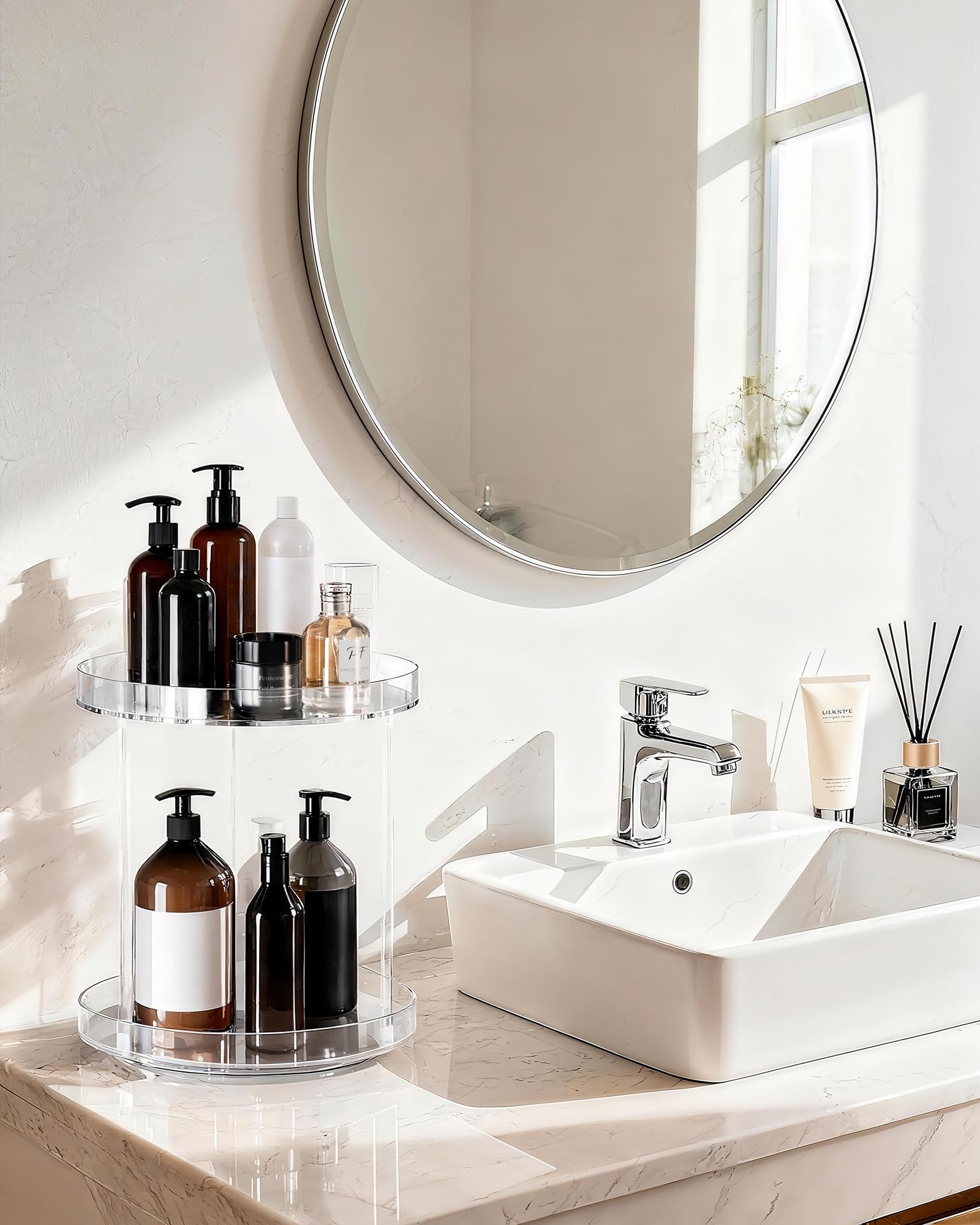 360 Degree Rotating Makeup Organizer