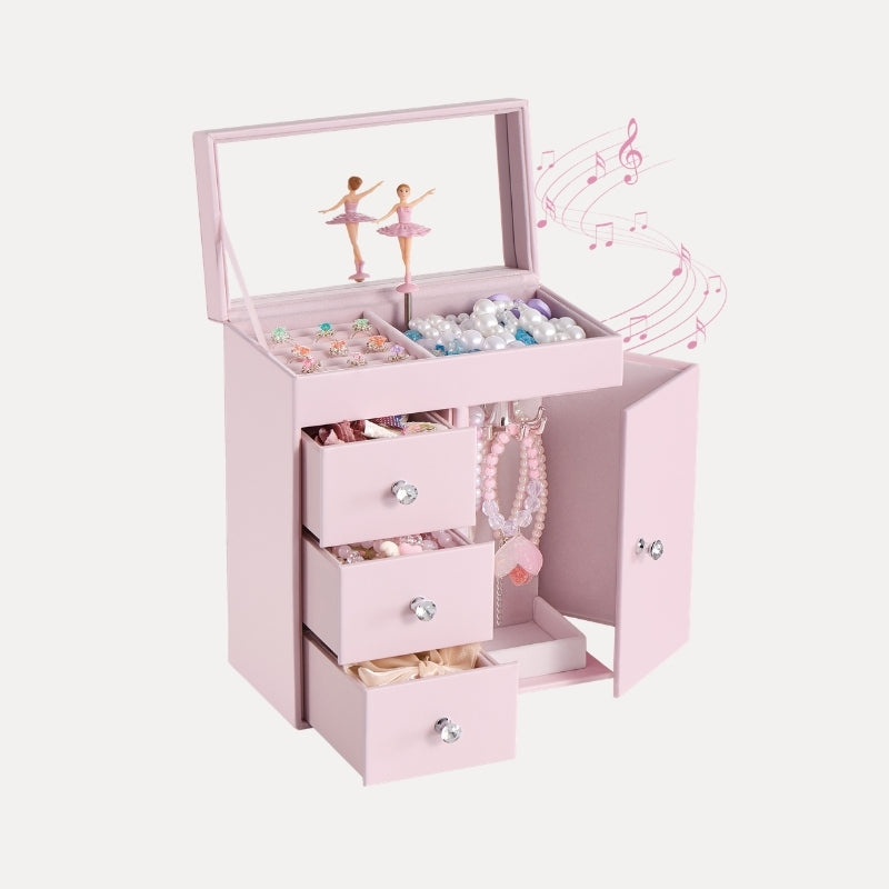 Kids Musical Jewelry Box with Spinning Doll