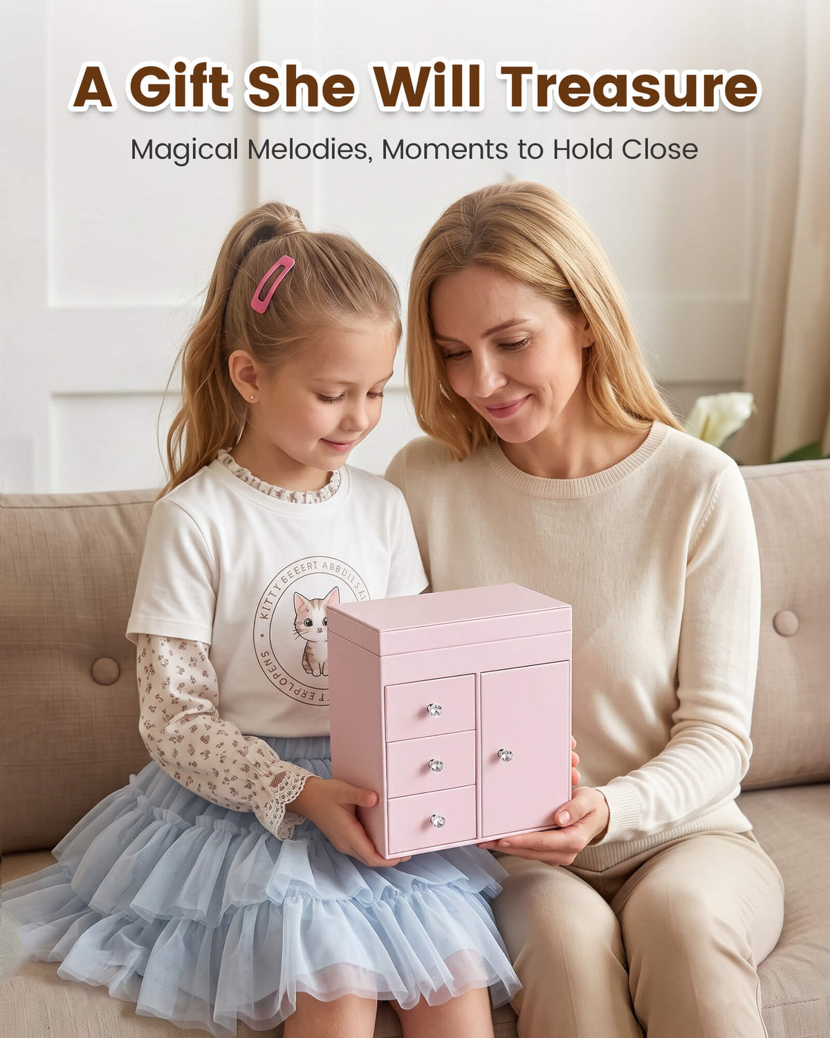Kids Musical Jewelry Box with Spinning Doll