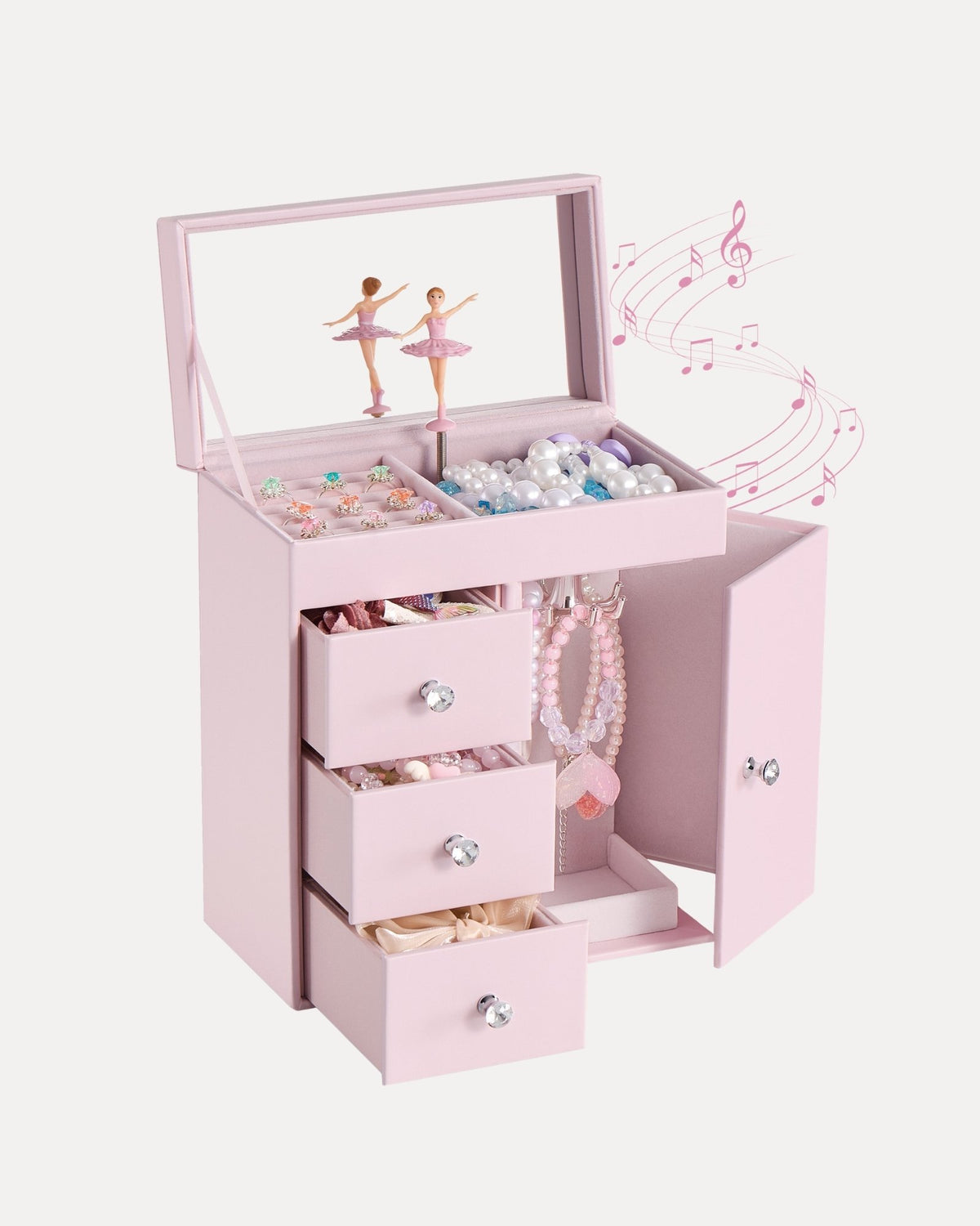 Kids Musical Jewelry Box with Spinning Doll
