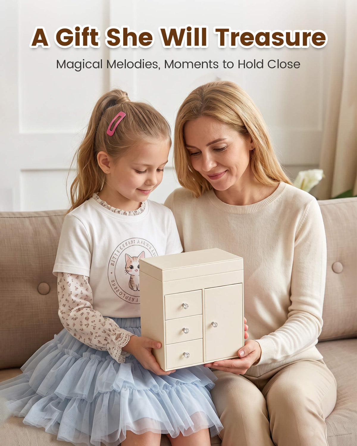 Kids Musical Jewelry Box with Spinning Doll