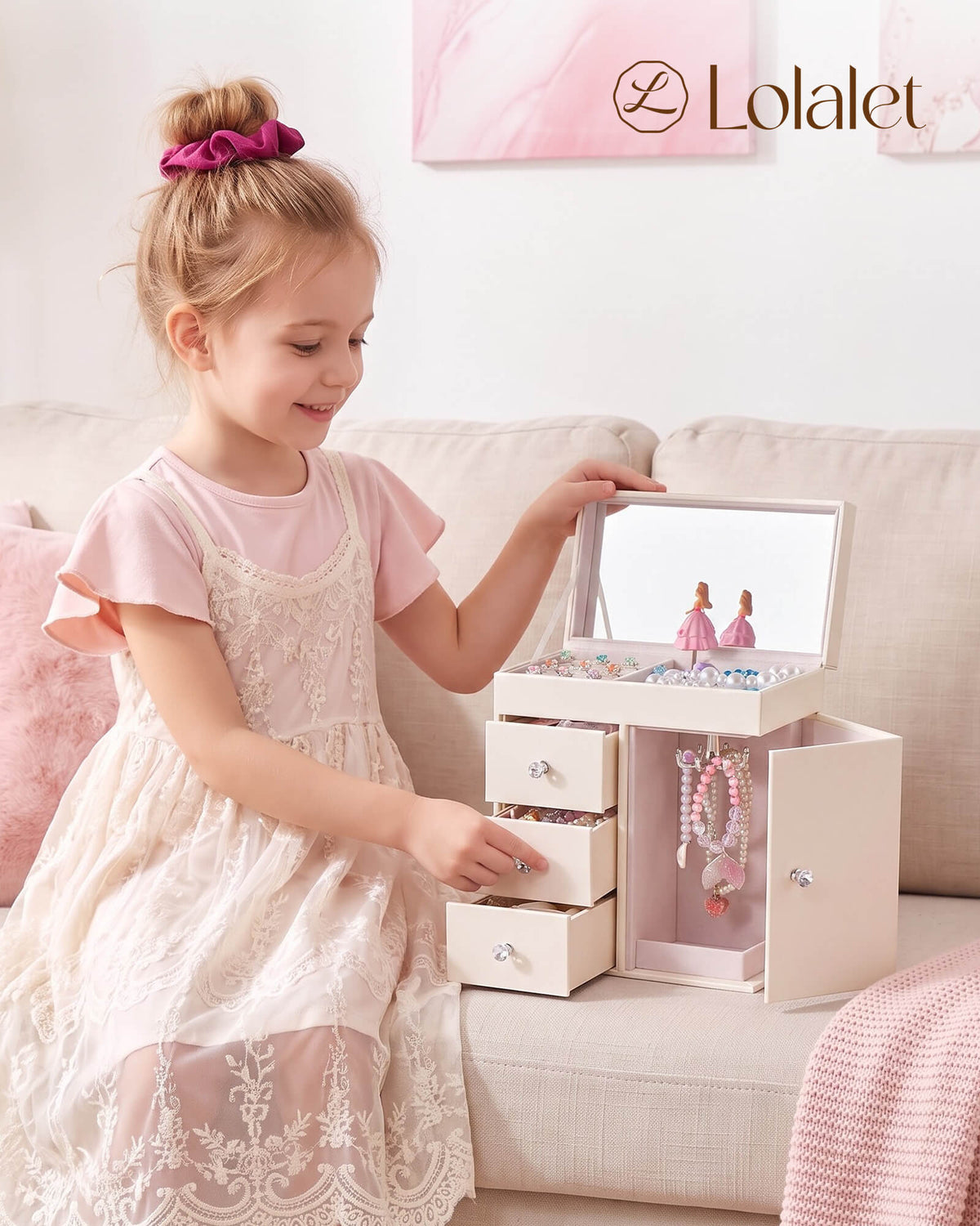 Kids Musical Jewelry Box with Spinning Doll