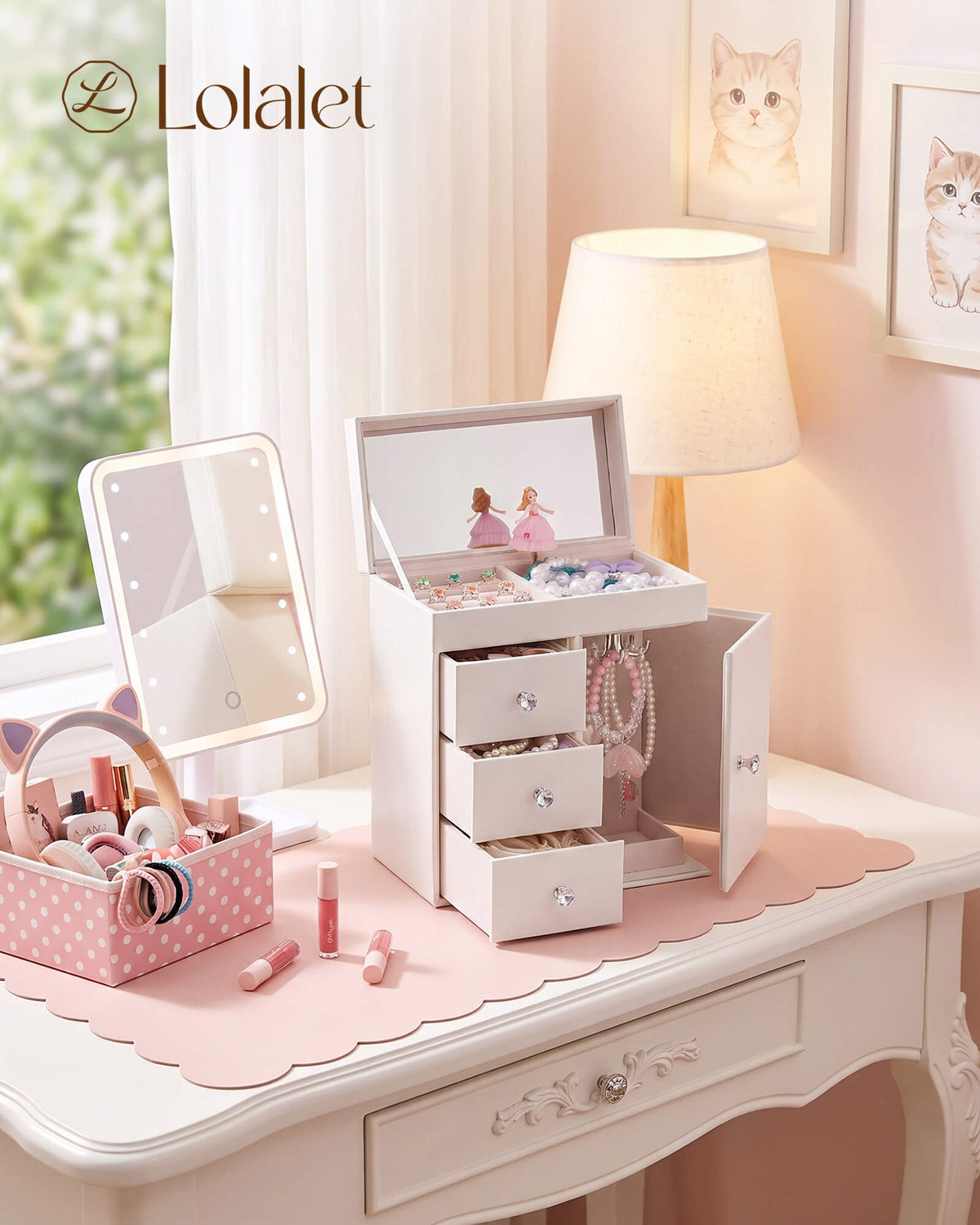 Kids Musical Jewelry Box with Spinning Doll