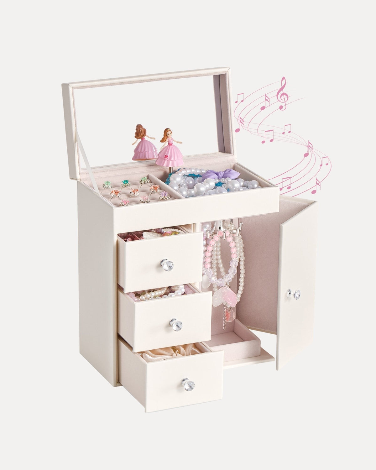 Kids Musical Jewelry Box with Spinning Doll