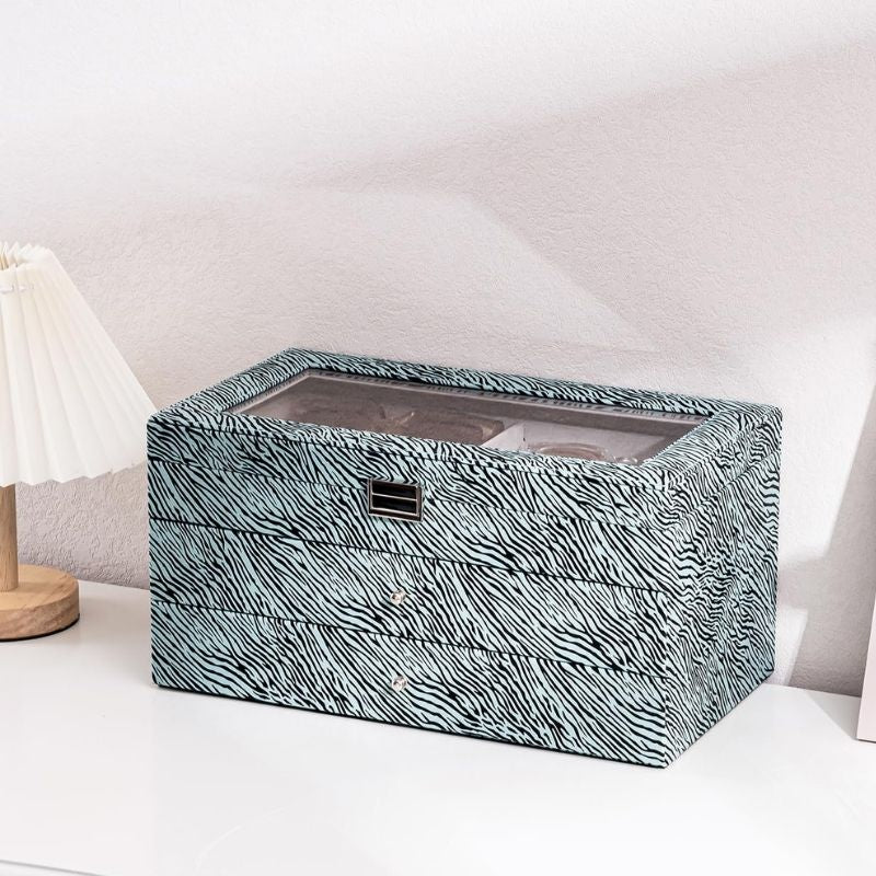 Leather Sunglasses Organizer Box