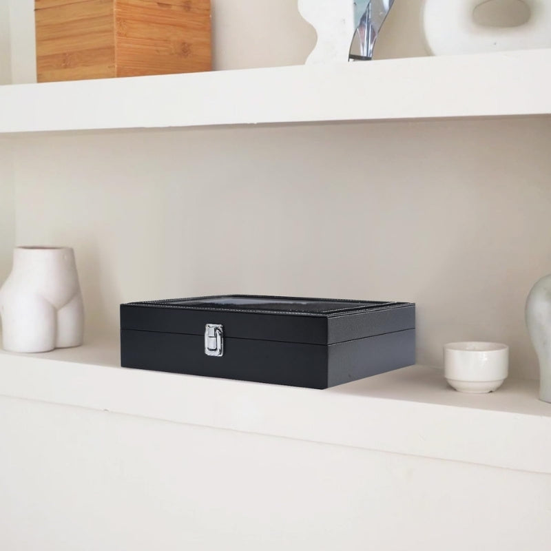 Leather Sunglasses Organizer Box
