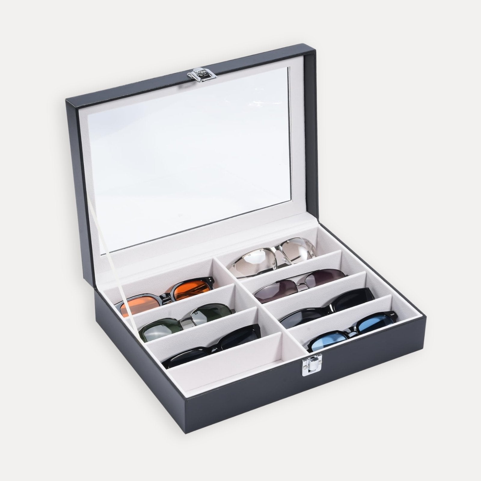 Leather Sunglasses Organizer Box