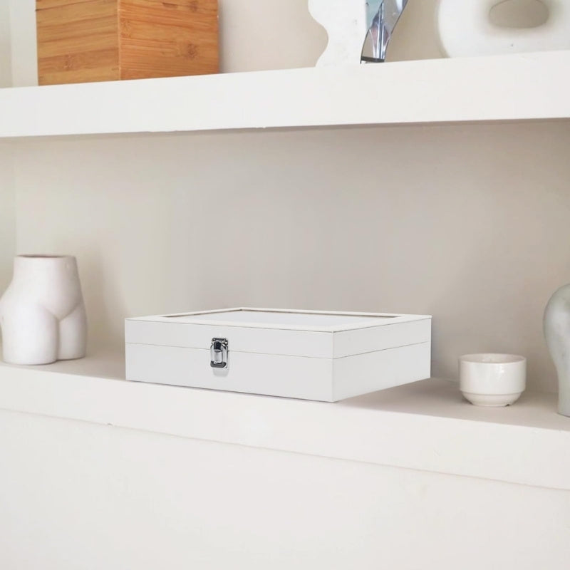 Leather Sunglasses Organizer Box