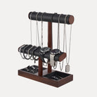Wooden T-Bar Jewelry Organizer Stand