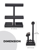 Wooden T-Bar Jewelry Organizer Stand
