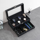 2-Layer PU Leather Watch Case for Watches & Accessories