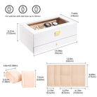 2-Layer PU Leather Watch Case for Watches & Accessories