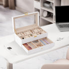 2-Layer PU Leather Watch Case for Watches & Accessories