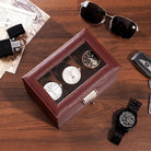 2-Layer PU Leather Watch Case for Watches & Accessories