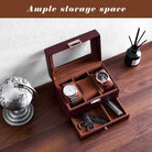 2-Layer PU Leather Watch Case for Watches & Accessories